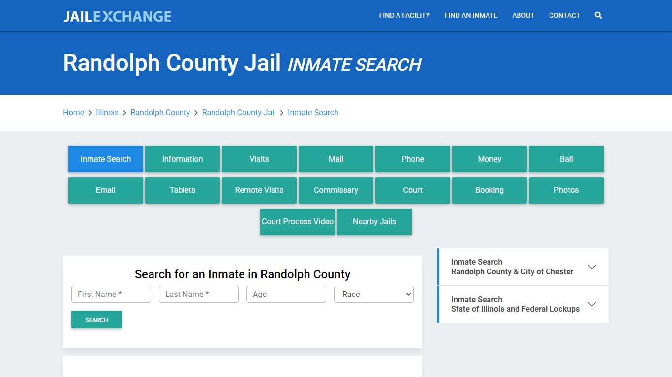 Randolph County Jail, IL Inmate Search: Roster & Mugshots